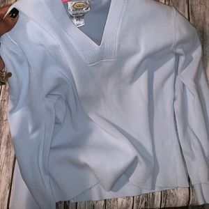 Egyptian Cotton Blue Sweater